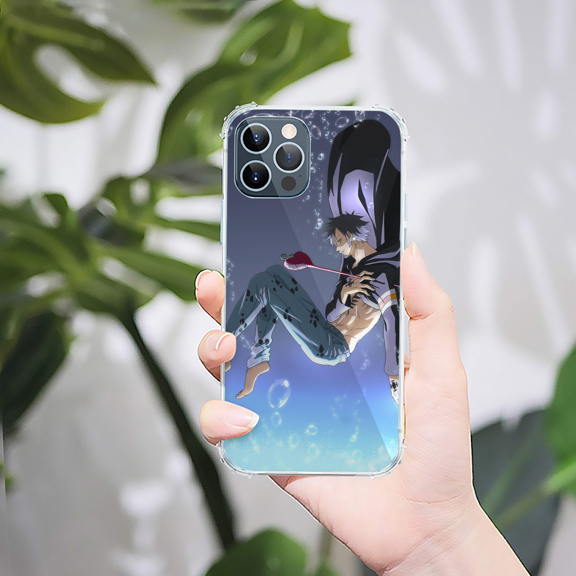 （画像用） ワンピース ONE PIECE 【iPhone 12シリーズ対応】透明スマホケース（クリアソフトケース）